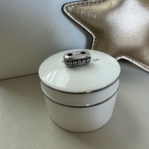 Pandora Ale 925 RARE Leather Bracelet Clip